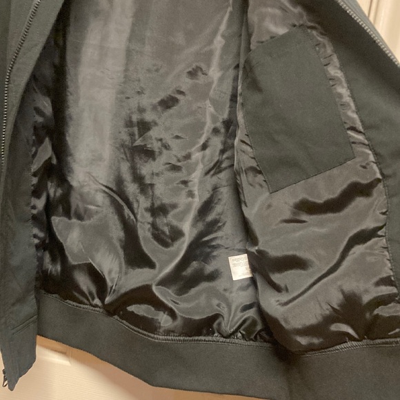 Banana Republic Men's Lightweight Black Bomber Jacket Sz XL - Picture 5 of 13